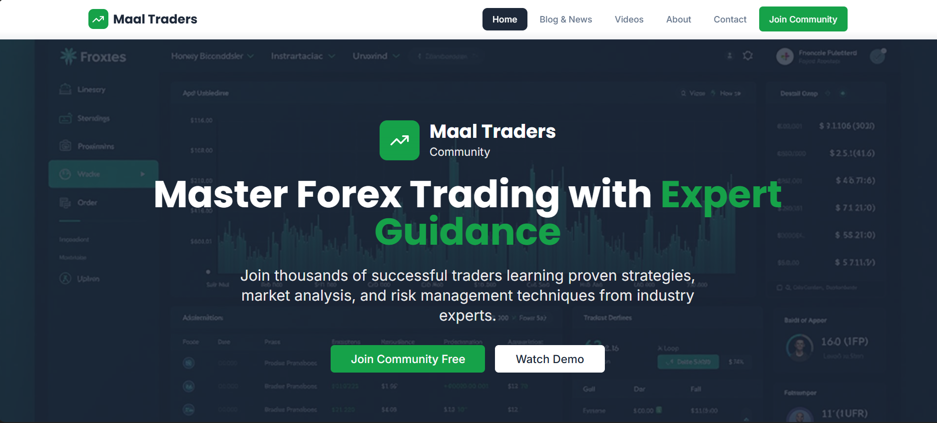 Maal Traders Platform